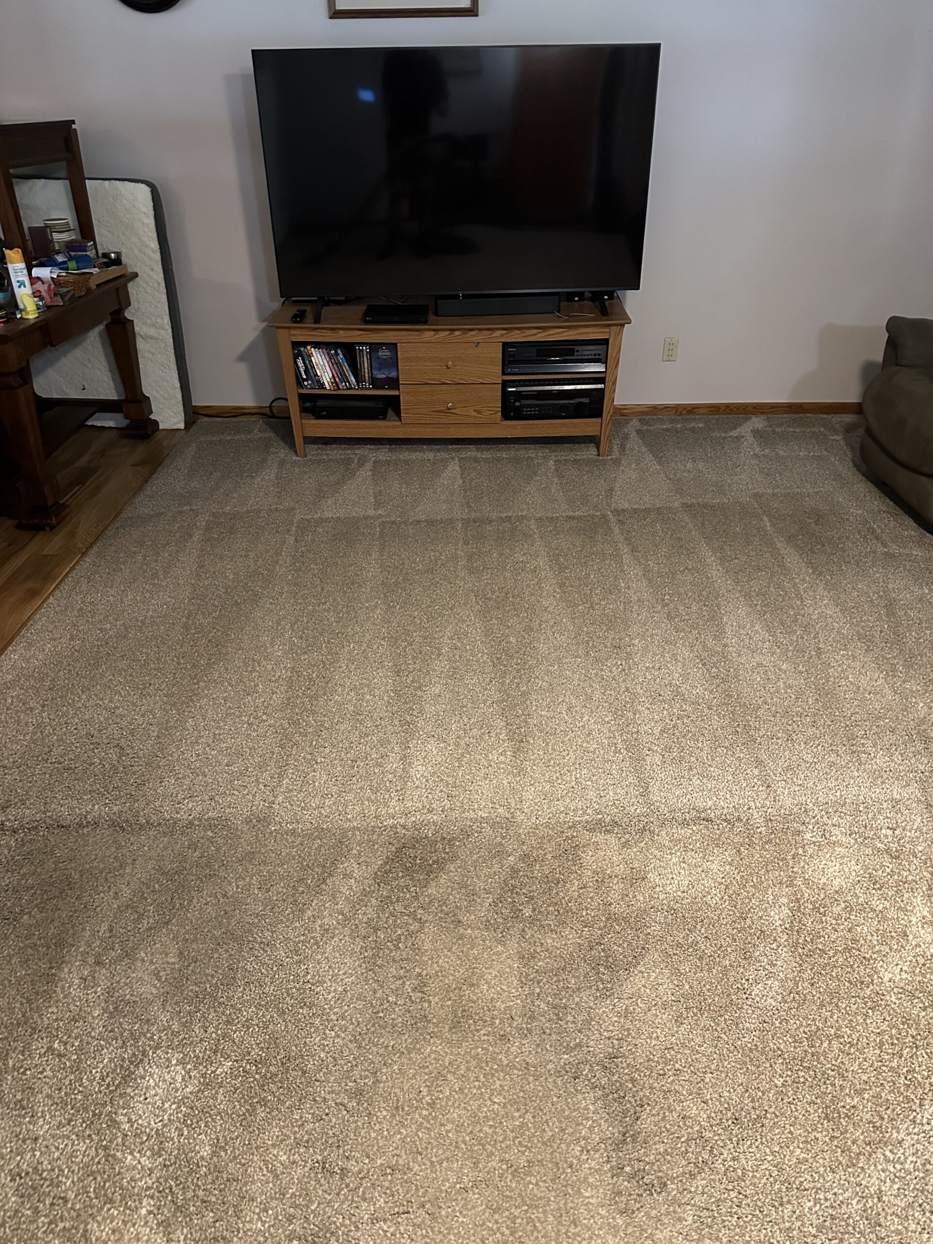 Madison home carpet cleaning project