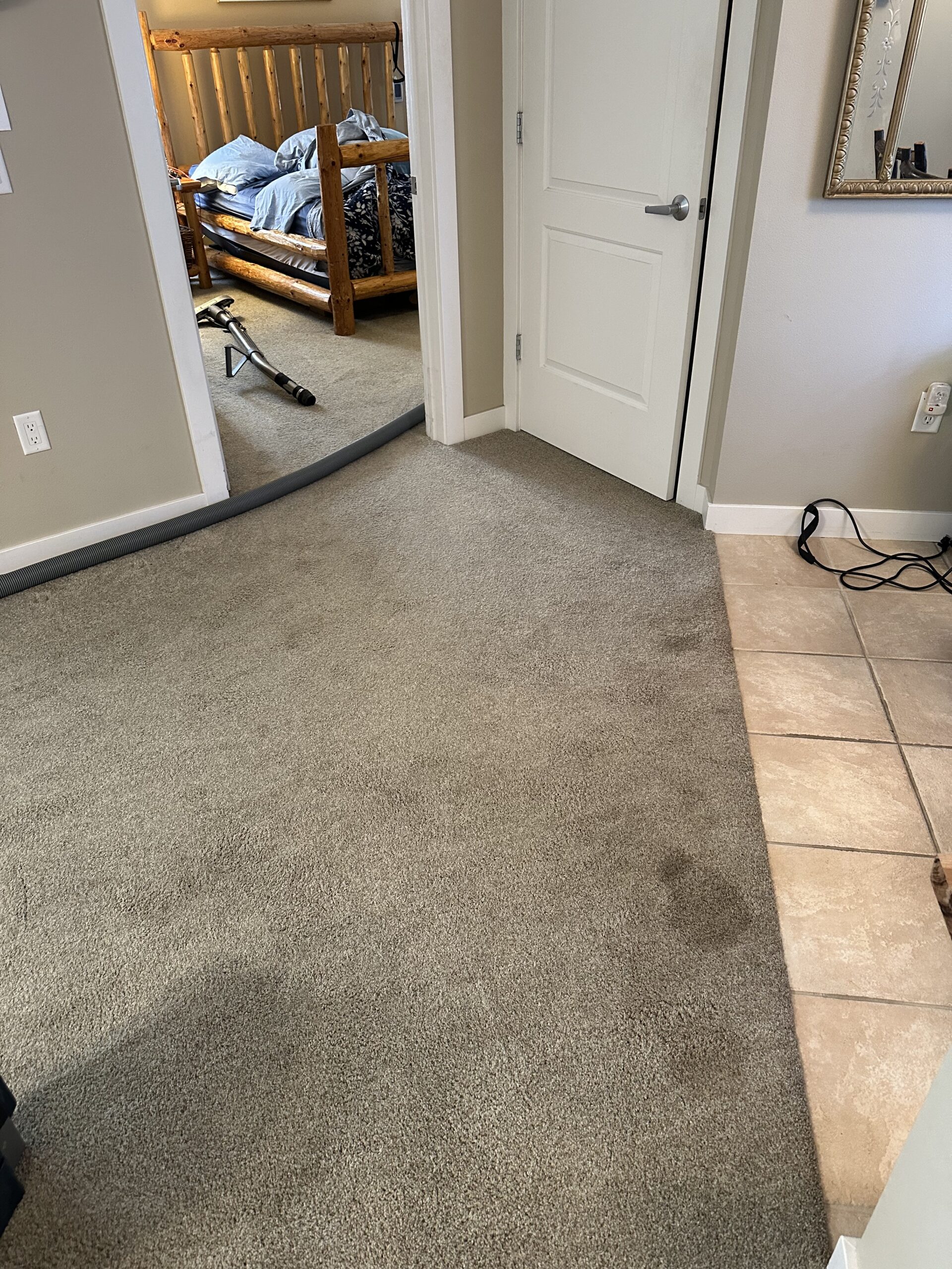 West Madison carpet before professional cleaning