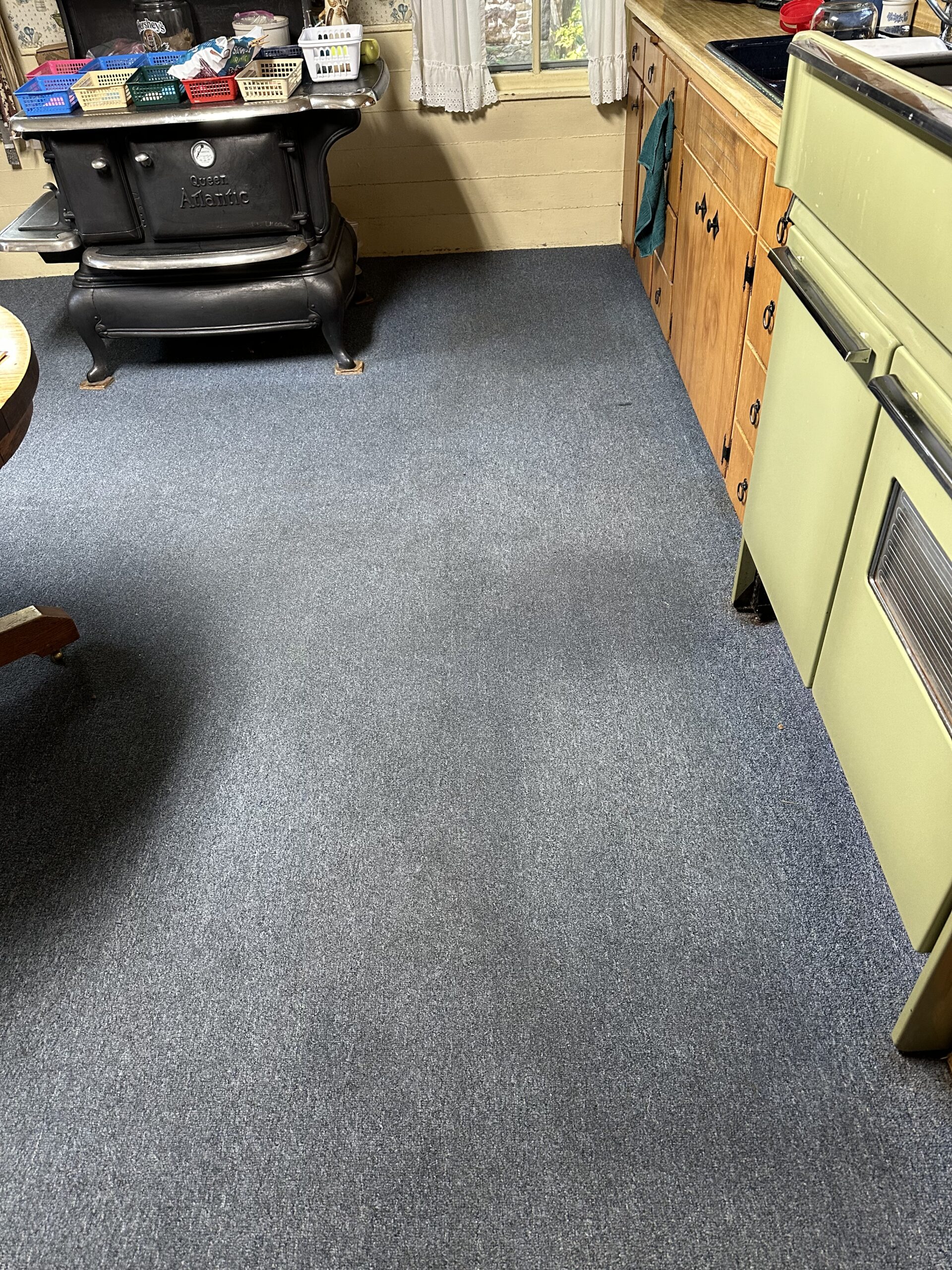 before steam carpet cleaning in mt horeb kitchen