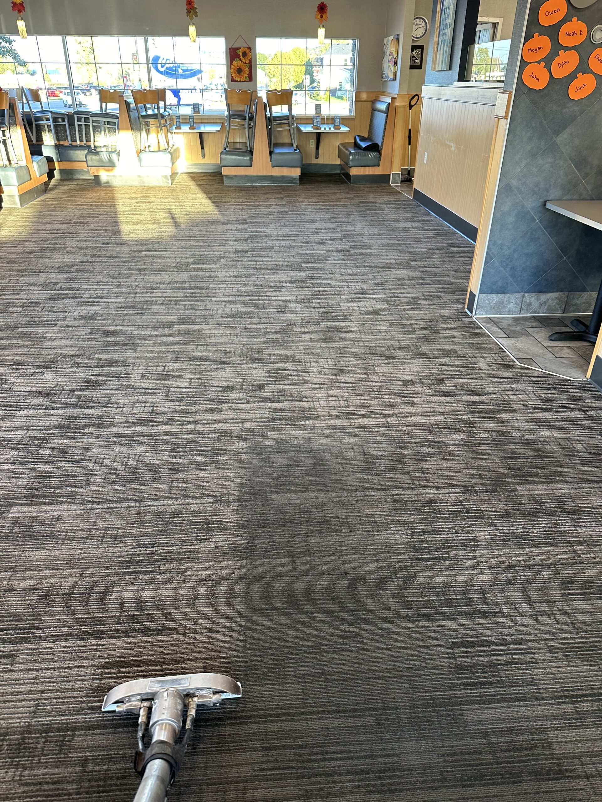 Cross Plains Culver's after carpet cleaning